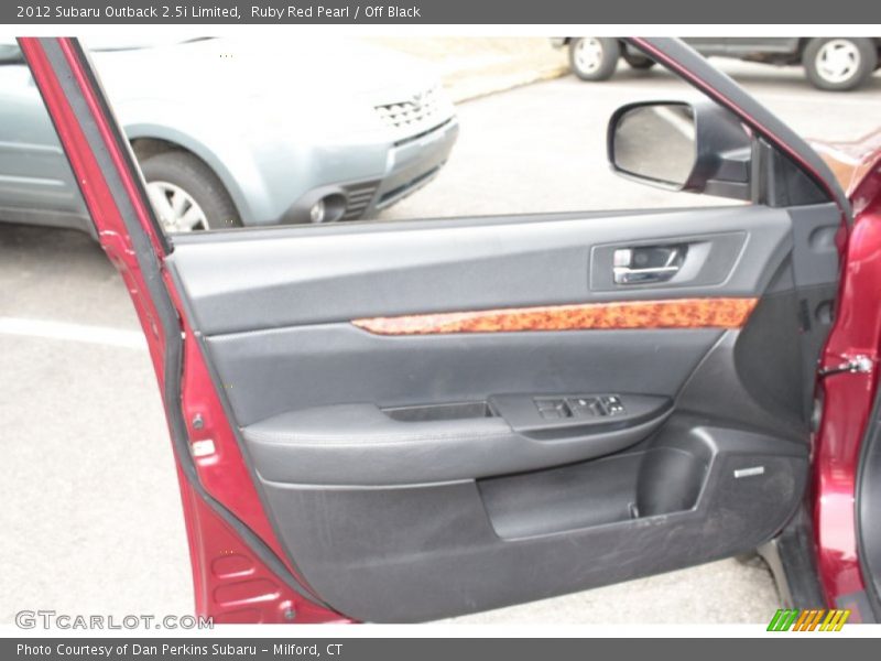 Ruby Red Pearl / Off Black 2012 Subaru Outback 2.5i Limited