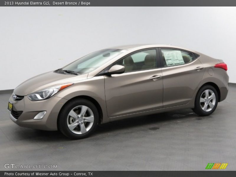 Desert Bronze / Beige 2013 Hyundai Elantra GLS