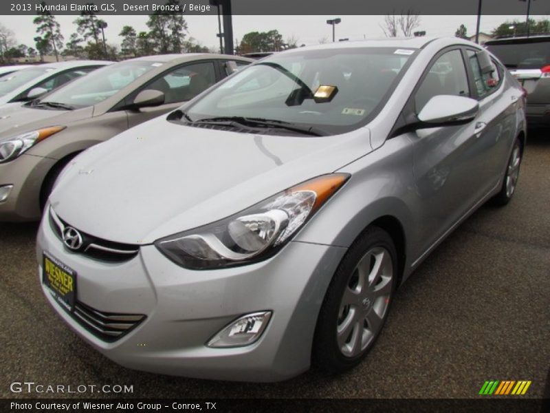 Desert Bronze / Beige 2013 Hyundai Elantra GLS