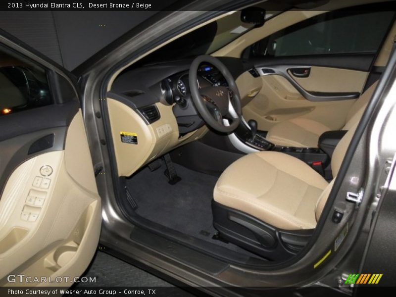 Desert Bronze / Beige 2013 Hyundai Elantra GLS