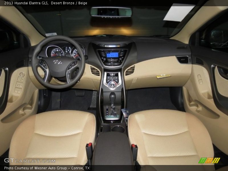 Desert Bronze / Beige 2013 Hyundai Elantra GLS