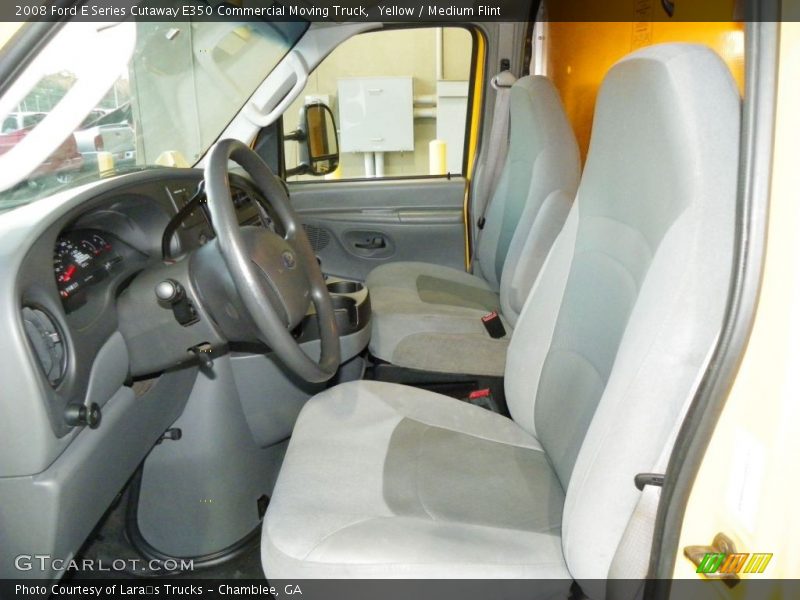 Yellow / Medium Flint 2008 Ford E Series Cutaway E350 Commercial Moving Truck