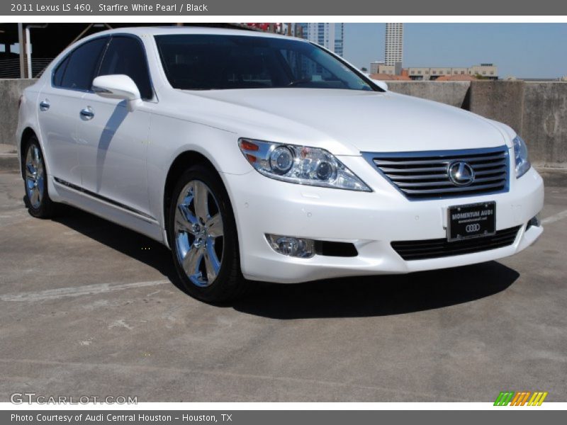 Starfire White Pearl / Black 2011 Lexus LS 460