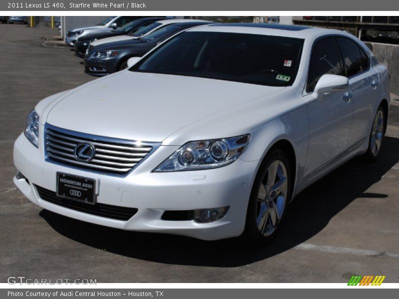 Starfire White Pearl / Black 2011 Lexus LS 460