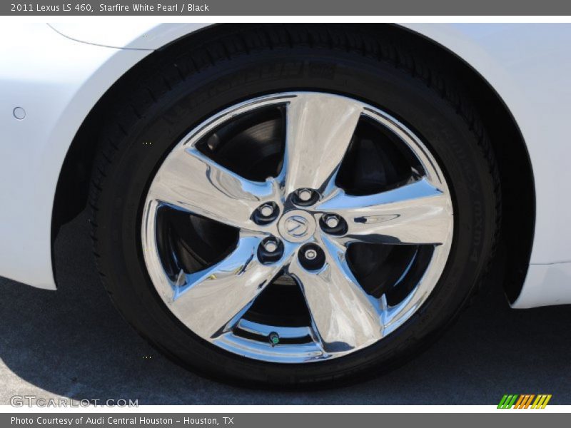 Starfire White Pearl / Black 2011 Lexus LS 460