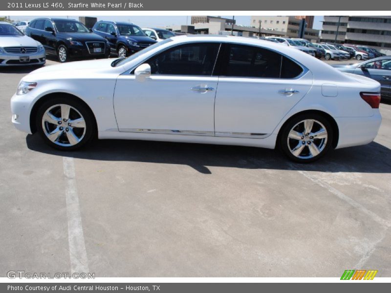 Starfire White Pearl / Black 2011 Lexus LS 460