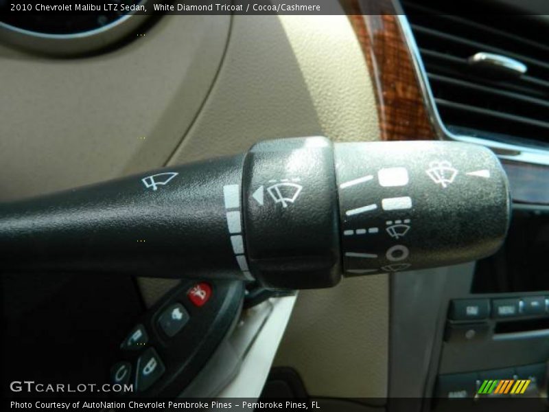 White Diamond Tricoat / Cocoa/Cashmere 2010 Chevrolet Malibu LTZ Sedan