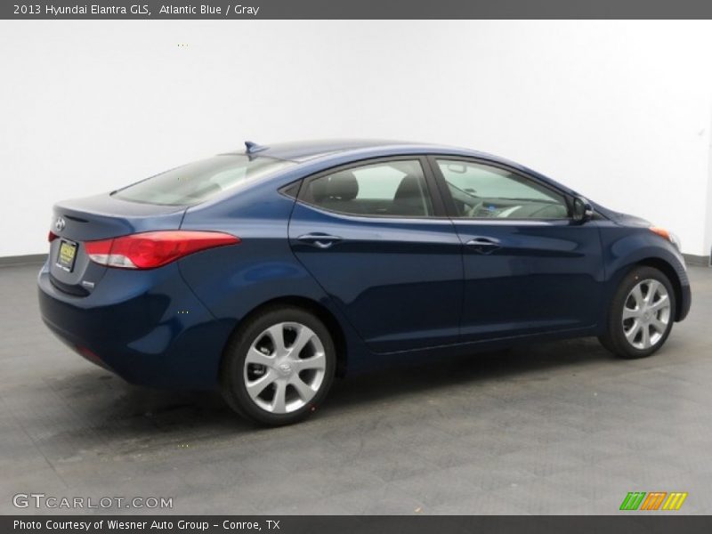 Atlantic Blue / Gray 2013 Hyundai Elantra GLS