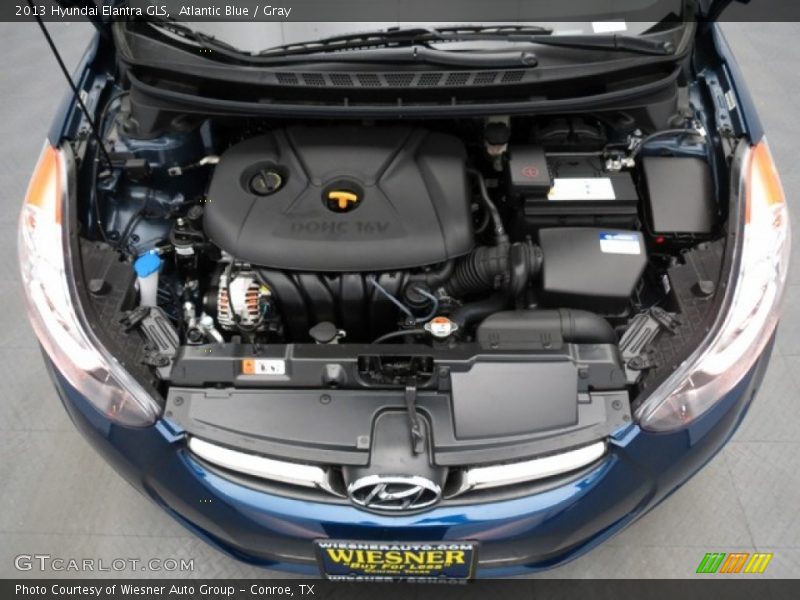 Atlantic Blue / Gray 2013 Hyundai Elantra GLS