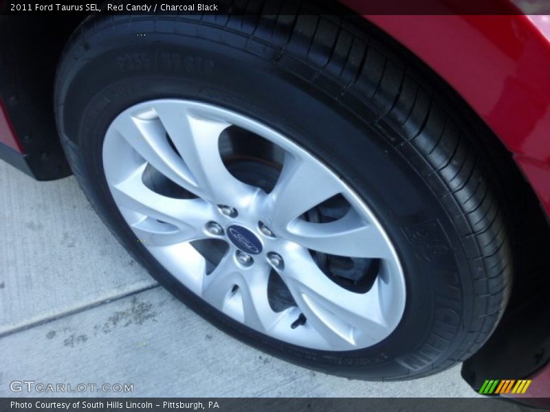 Red Candy / Charcoal Black 2011 Ford Taurus SEL