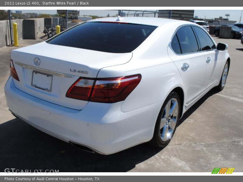 Starfire White Pearl / Black 2011 Lexus LS 460
