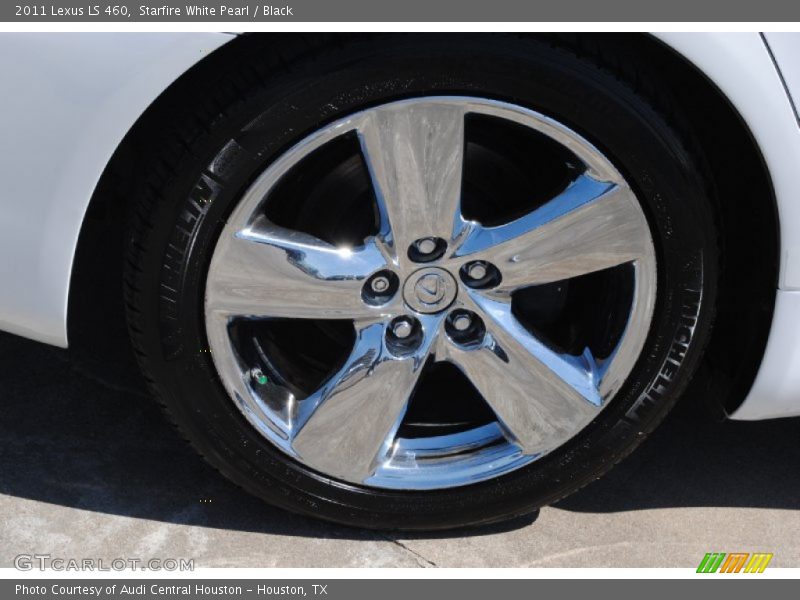 Starfire White Pearl / Black 2011 Lexus LS 460