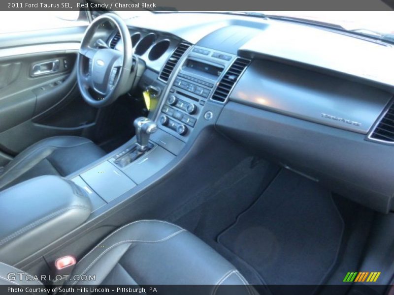 Red Candy / Charcoal Black 2011 Ford Taurus SEL