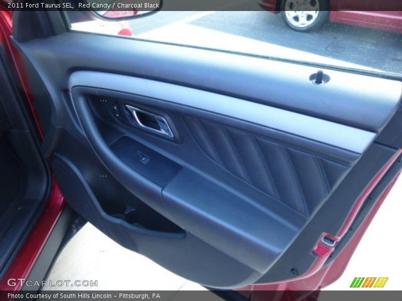 Red Candy / Charcoal Black 2011 Ford Taurus SEL