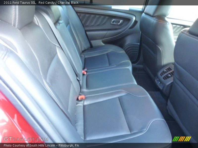 Red Candy / Charcoal Black 2011 Ford Taurus SEL