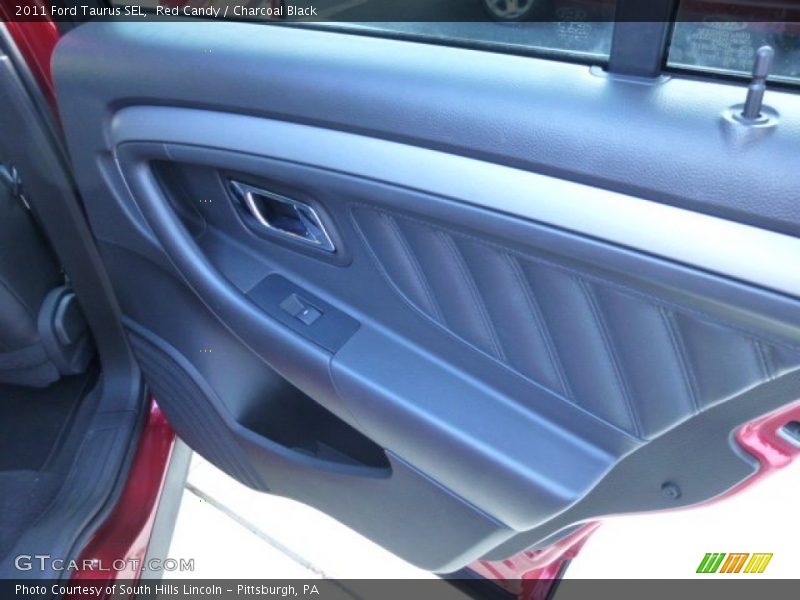 Red Candy / Charcoal Black 2011 Ford Taurus SEL