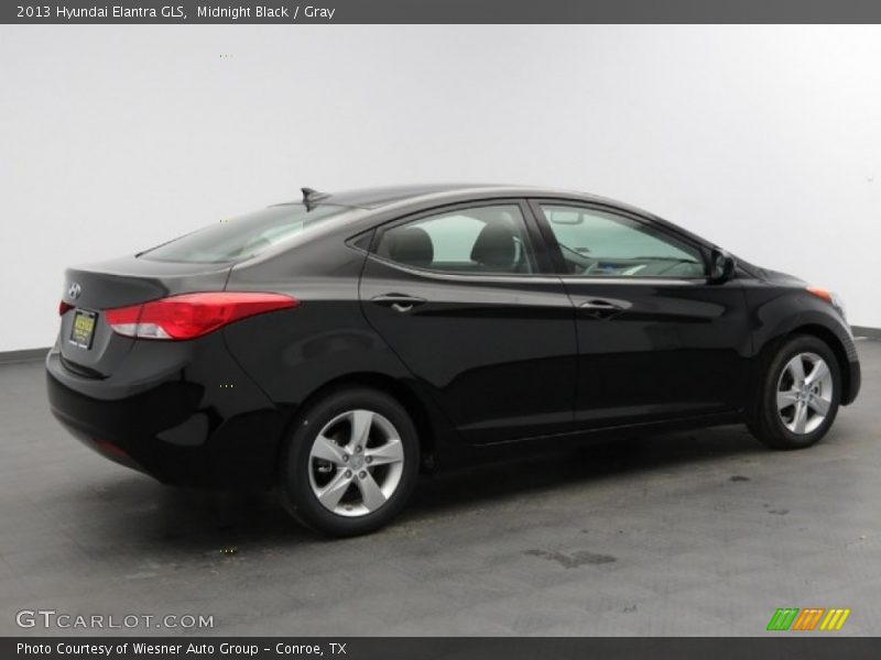 Midnight Black / Gray 2013 Hyundai Elantra GLS