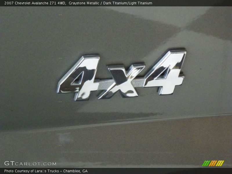 Graystone Metallic / Dark Titanium/Light Titanium 2007 Chevrolet Avalanche Z71 4WD