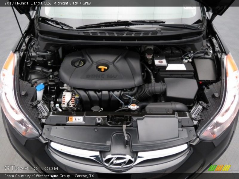 Midnight Black / Gray 2013 Hyundai Elantra GLS