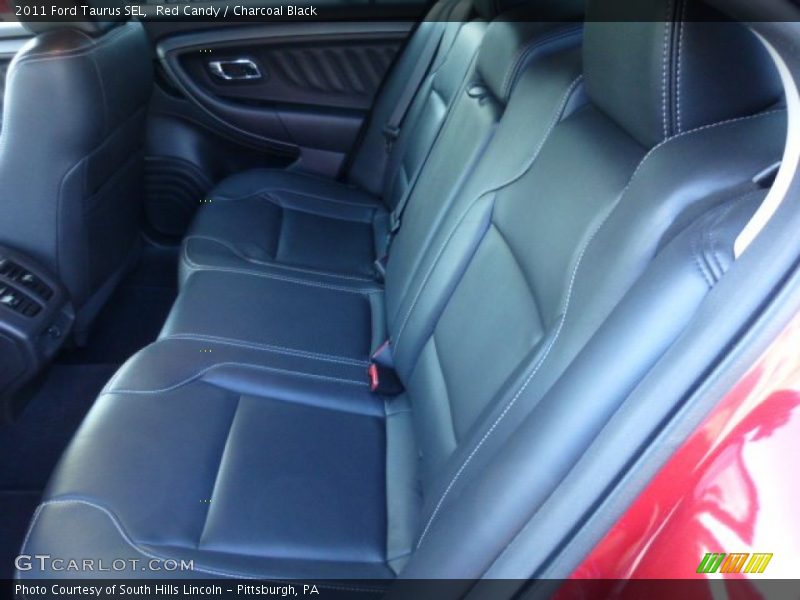 Red Candy / Charcoal Black 2011 Ford Taurus SEL