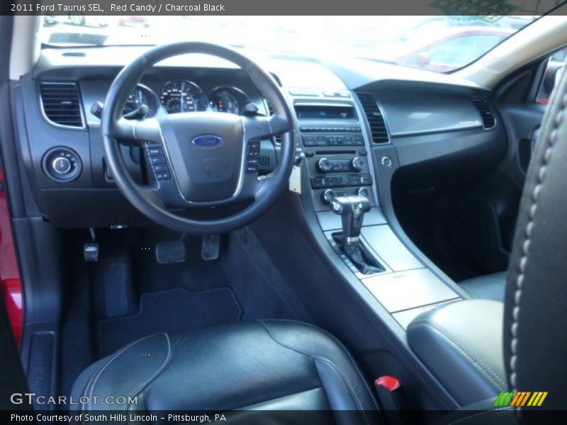 Red Candy / Charcoal Black 2011 Ford Taurus SEL
