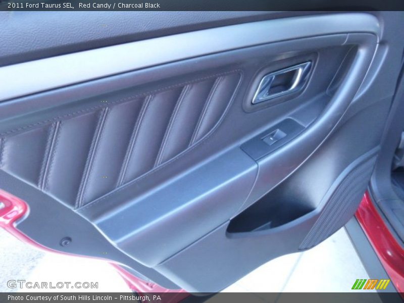 Red Candy / Charcoal Black 2011 Ford Taurus SEL