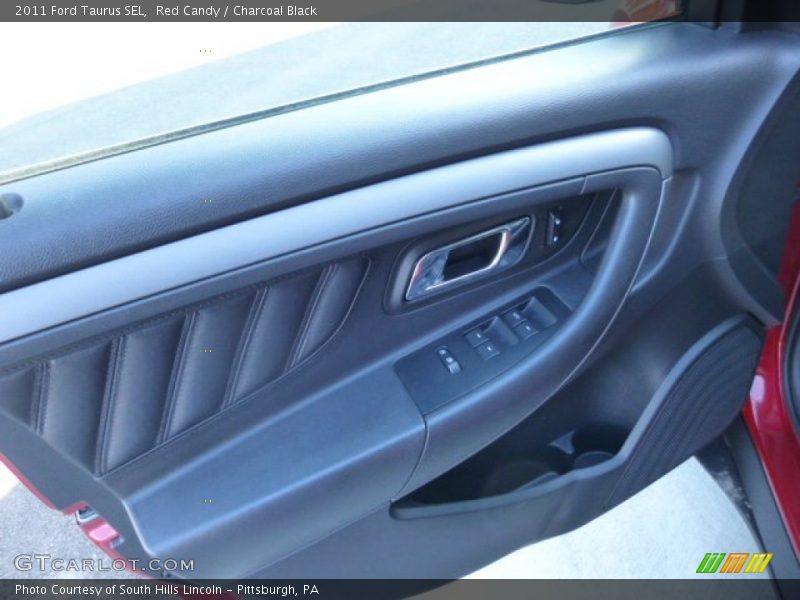 Red Candy / Charcoal Black 2011 Ford Taurus SEL