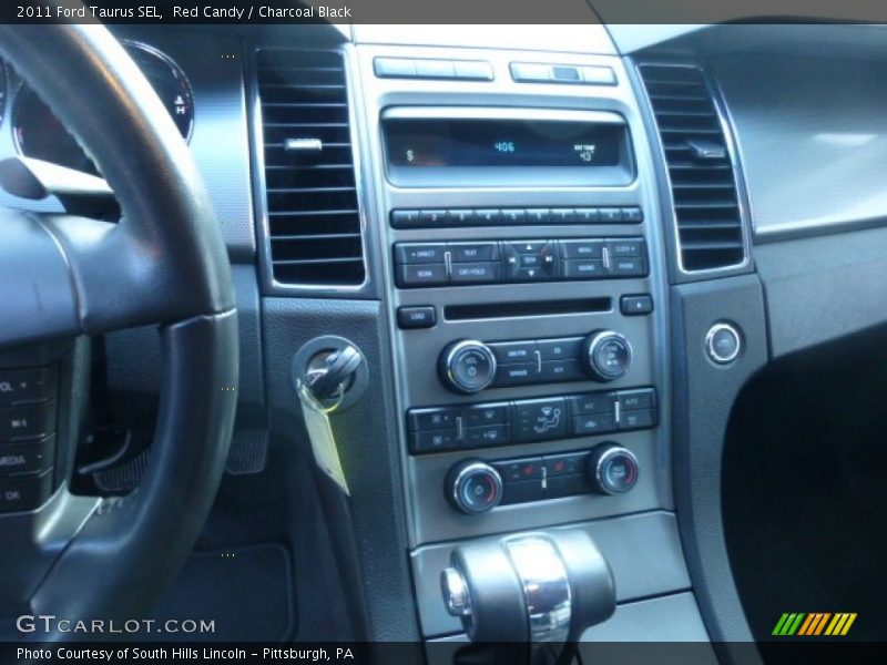 Red Candy / Charcoal Black 2011 Ford Taurus SEL