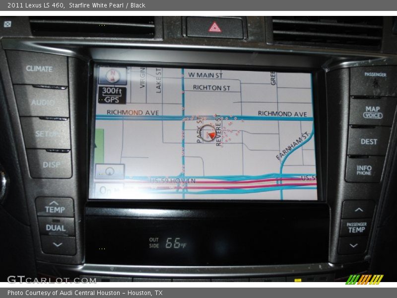 Starfire White Pearl / Black 2011 Lexus LS 460