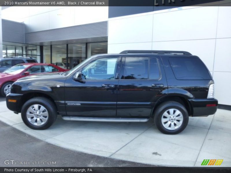 Black / Charcoal Black 2010 Mercury Mountaineer V6 AWD