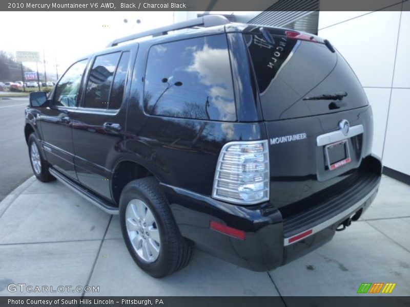 Black / Charcoal Black 2010 Mercury Mountaineer V6 AWD