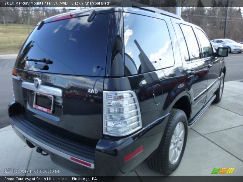 Black / Charcoal Black 2010 Mercury Mountaineer V6 AWD