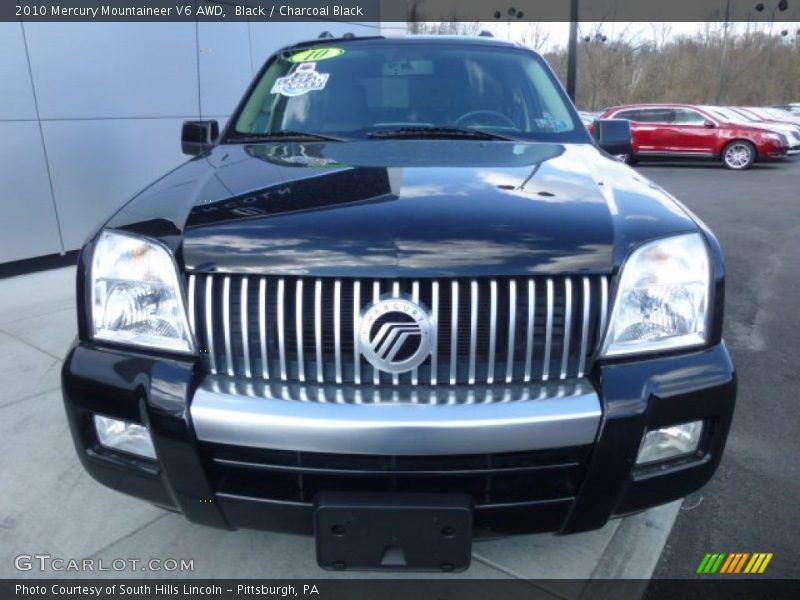 Black / Charcoal Black 2010 Mercury Mountaineer V6 AWD