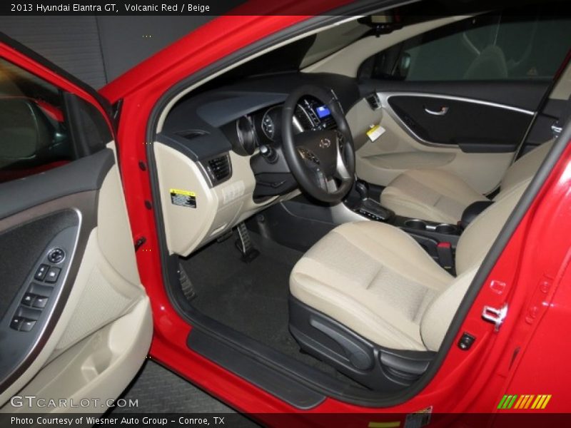 Beige Interior - 2013 Elantra GT 