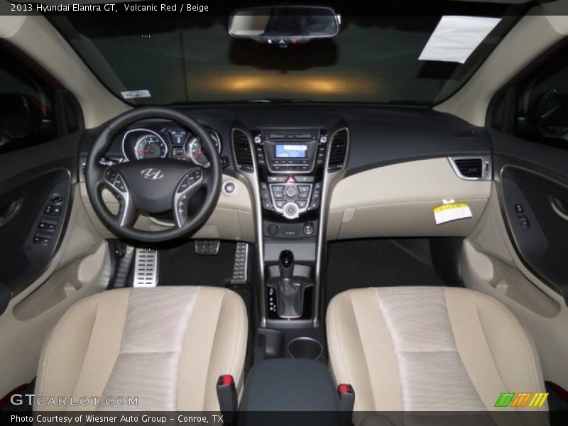 Dashboard of 2013 Elantra GT