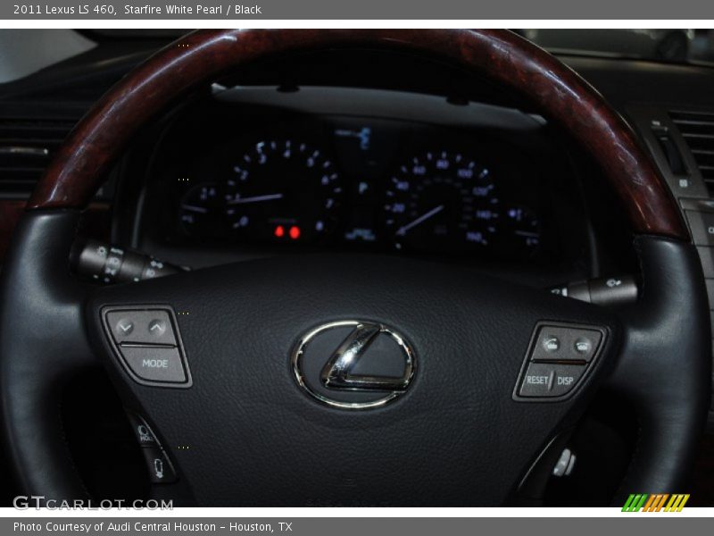 Starfire White Pearl / Black 2011 Lexus LS 460