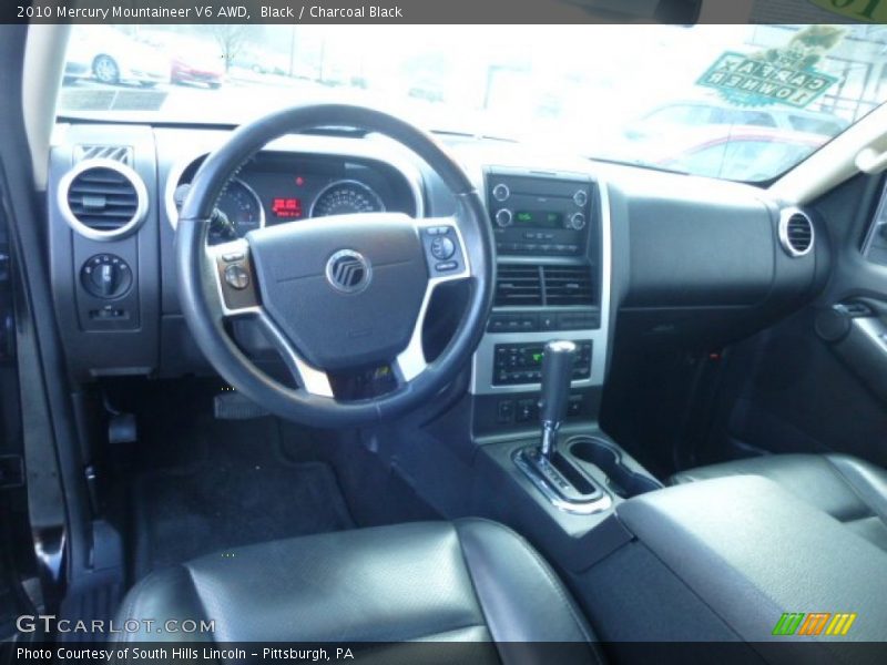 Black / Charcoal Black 2010 Mercury Mountaineer V6 AWD