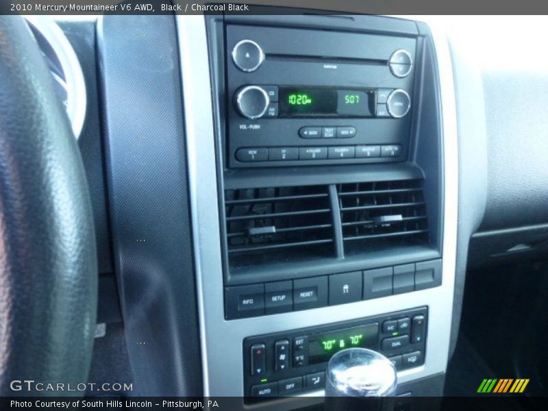 Black / Charcoal Black 2010 Mercury Mountaineer V6 AWD