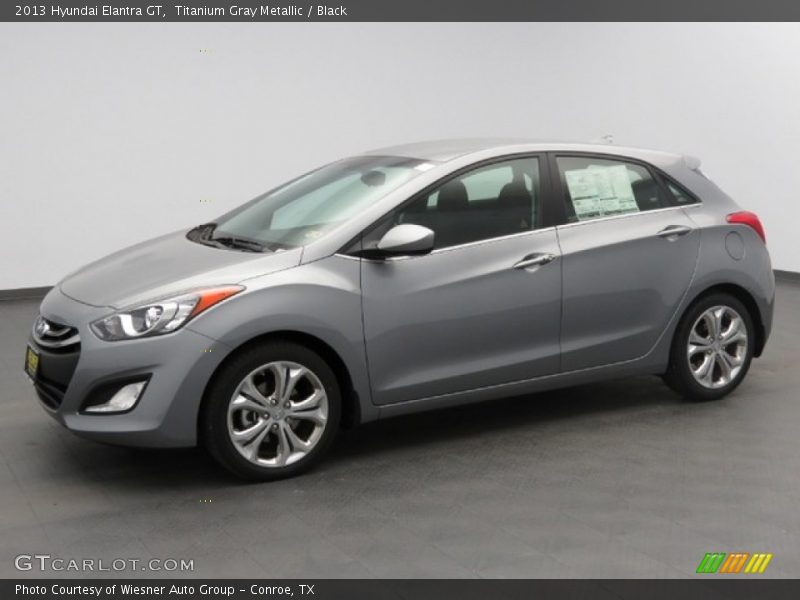 Titanium Gray Metallic / Black 2013 Hyundai Elantra GT