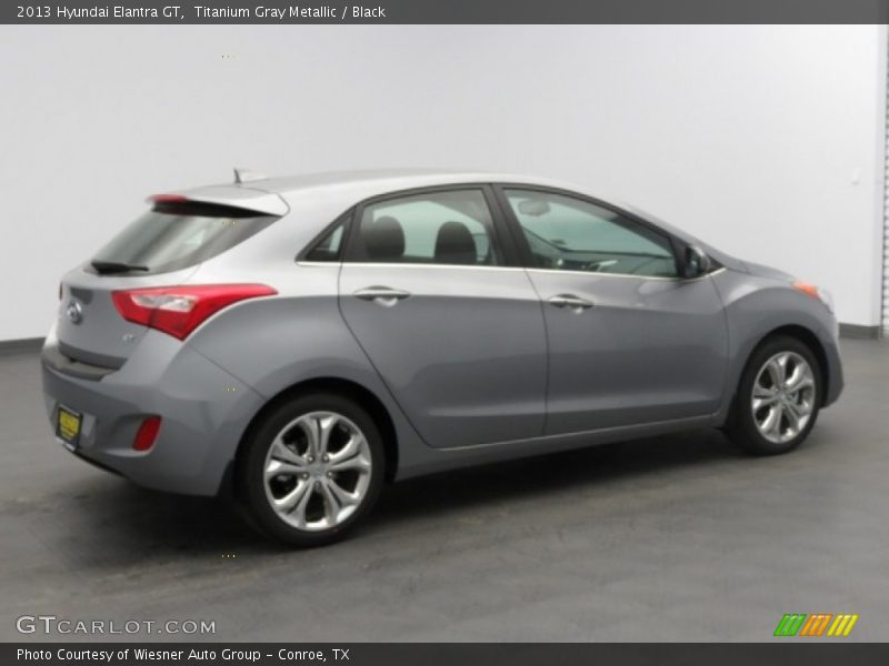 Titanium Gray Metallic / Black 2013 Hyundai Elantra GT