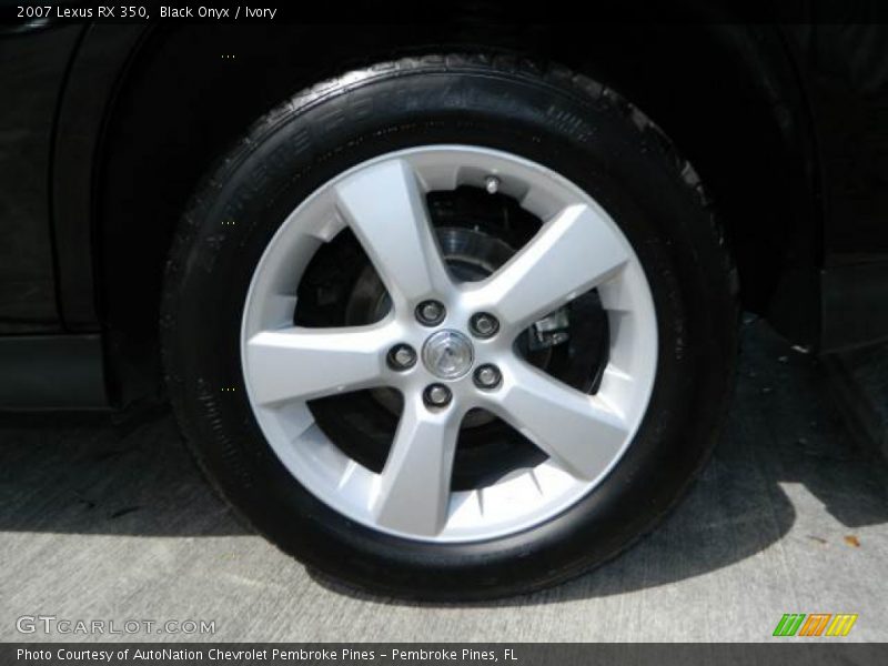 Black Onyx / Ivory 2007 Lexus RX 350