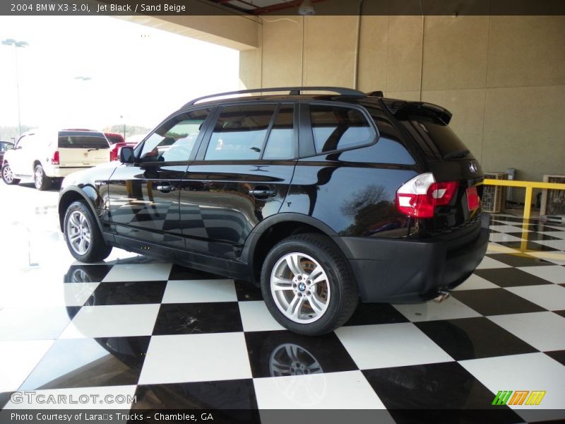Jet Black / Sand Beige 2004 BMW X3 3.0i