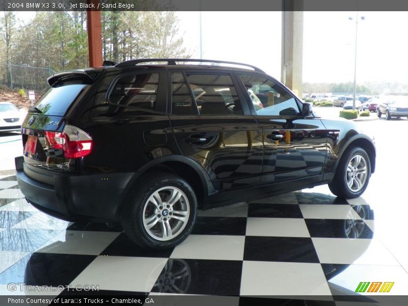 Jet Black / Sand Beige 2004 BMW X3 3.0i