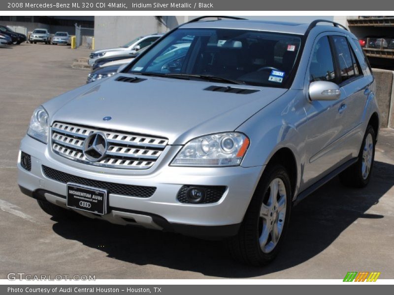Iridium Silver Metallic / Black 2008 Mercedes-Benz ML 320 CDI 4Matic