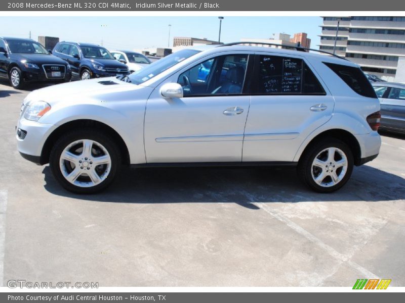Iridium Silver Metallic / Black 2008 Mercedes-Benz ML 320 CDI 4Matic
