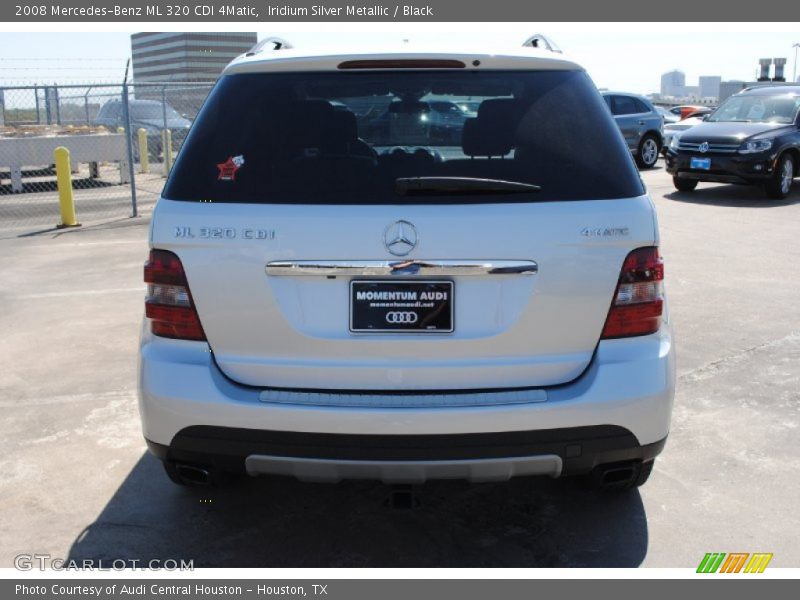 Iridium Silver Metallic / Black 2008 Mercedes-Benz ML 320 CDI 4Matic