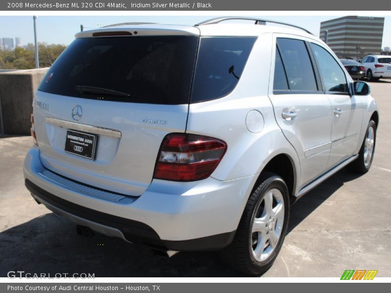 Iridium Silver Metallic / Black 2008 Mercedes-Benz ML 320 CDI 4Matic