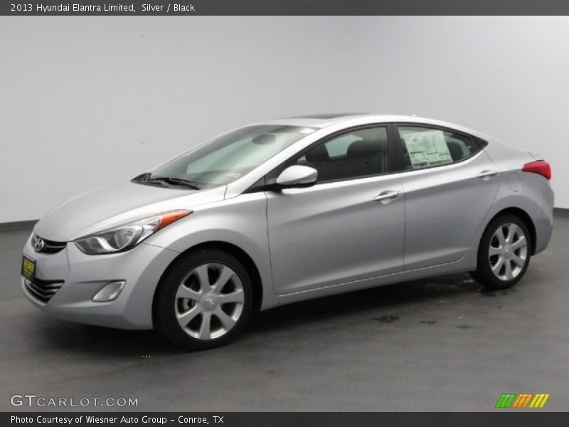 Silver / Black 2013 Hyundai Elantra Limited