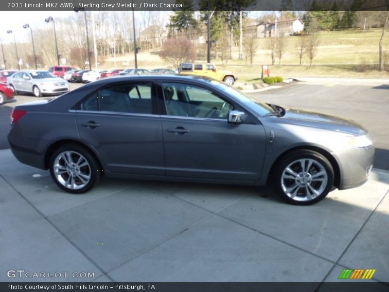 Sterling Grey Metallic / Dark Charcoal 2011 Lincoln MKZ AWD