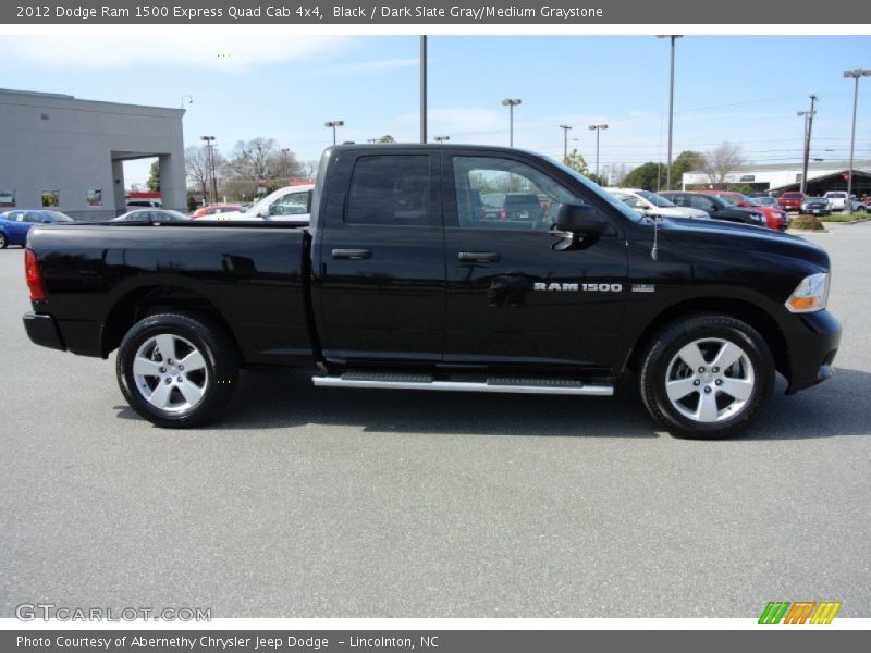 Black / Dark Slate Gray/Medium Graystone 2012 Dodge Ram 1500 Express Quad Cab 4x4